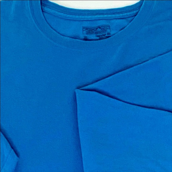 RARE 100%ORGANIC COTTON LS P-6 LOGO T-SHIRT XL BLU - Picture 4 of 9